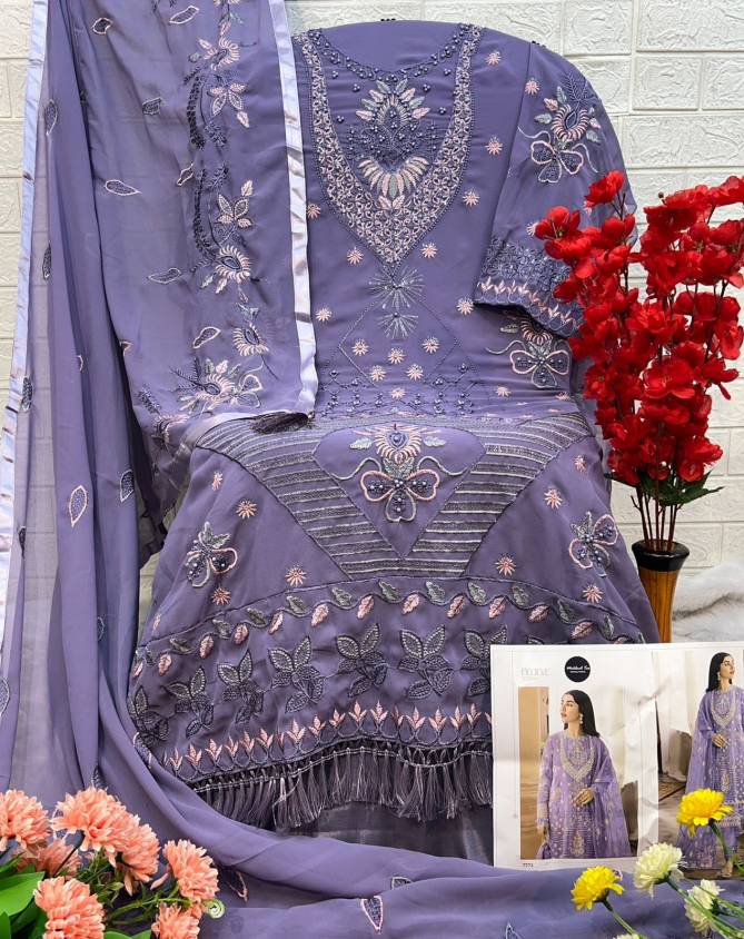 Mehbbob Tex 1330 Embroidery Georgette Pakistani Suits Wholesale Shop In Surat